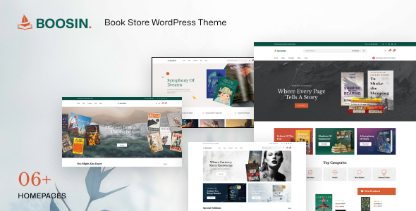 Boosin – Book Store WordPress Theme