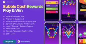 Bubble Cash Rewards – Play Win Laravel Admin