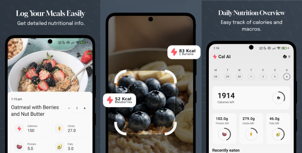 Calories Nutrition Tracker – Food scanner with AI