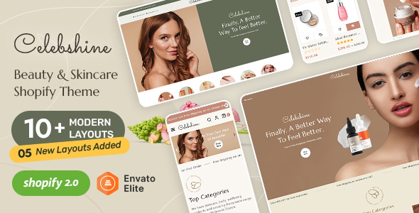 Celebshine – Shopify Theme for Fashion Beauty Cosmetics