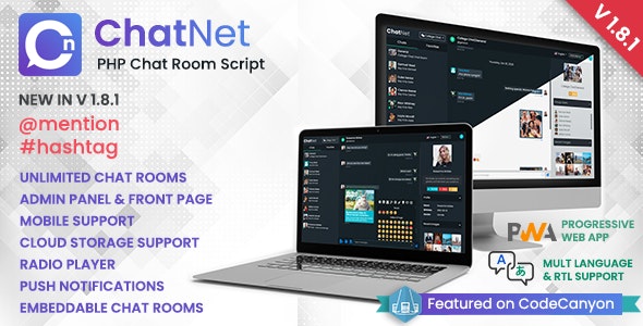 ChatNet – PHP Chat Room Private Chat Script