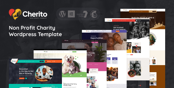 Cherito – Non Profit Charity WordPress Theme