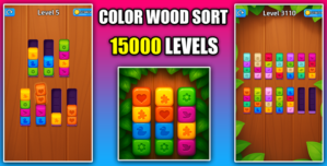 Color Wood Sort Merge Puzzle Unity Source Code