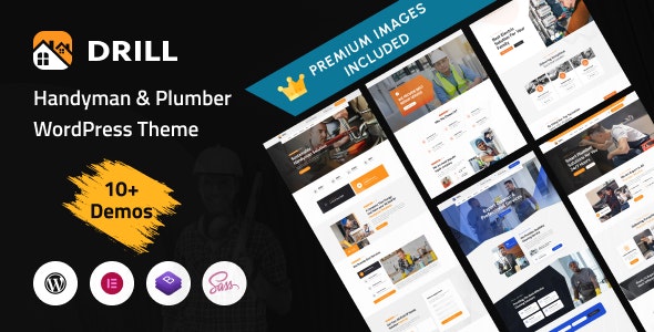 Drill – Handyman Plumber Services WordPress Theme