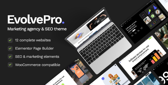 EvolvePro – Marketing Agency SEO WordPress Theme