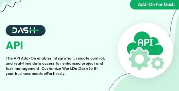 API – Dash SaaS Add-On