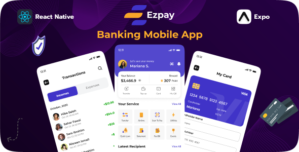 Ezpay | Banking Finance React Native Expo Template