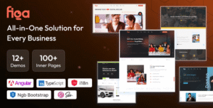 Figa – Multipurpose Angular 20 Template for SaaS, Startup Agency