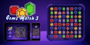 Gems Match 3 – HTML5 Game