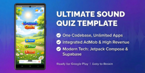 Guess the Sound – Ultimate Quiz App Factory | Jetpack Compose, Supabase AdMob