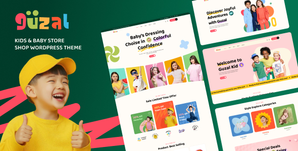 Guzal – Kids Baby Store Shop WordPress Theme