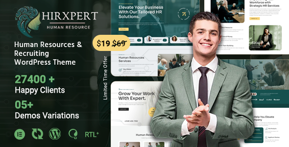 Hirxpert – Human Resources Recruiting WordPress Theme