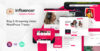 Influencer – Personal Blog Streaming Video WordPress Theme