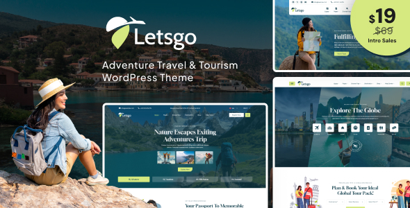 Letsgo – Adventure Tour Travel WordPress Theme