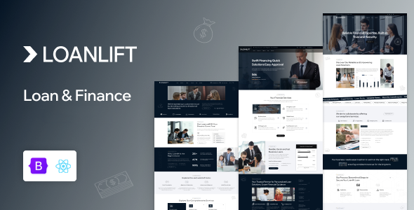 Loanlift – Loan Finance React Template