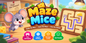 Maze Mice | HTML5 Puzzle Game