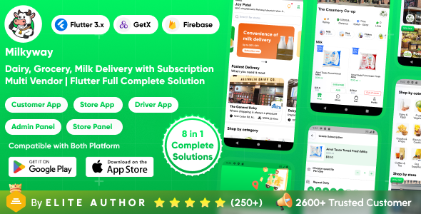 Milkyway – Multi-Vendor Milk Subscription App | Daily Milk Grocery Delivery App | Full Solution