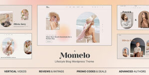 Momelo – Lifestyle Blog Magazine WordPress Theme