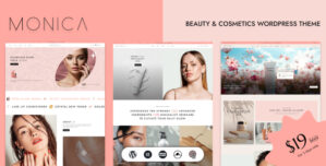 Monica – Beauty Cosmetic Shop WordPress Theme