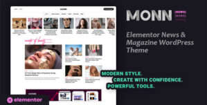 Monn – Elementor News Magazine WordPress Theme