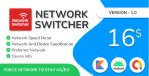 Network Switcher Kotlin App – Admob, Kotlin