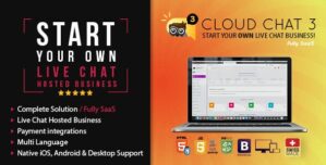 Cloud Chat 3 – SaaS – Live Support Chat Business
