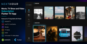 Next Hour | Movie and Video Subscription Flutter TV App