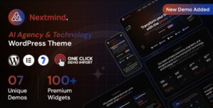 Nextmind – AI Agency Technology WordPress Theme