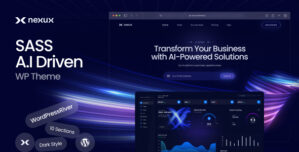 Nexux – Saas Landing Page WordPress Theme