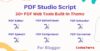 I Love PDF Studio 100+ PDF Tools Script