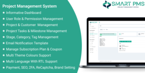 Smart PMS SaaS – Project Managment System