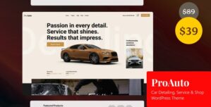 ProAuto – Car Detailing, Service Shop