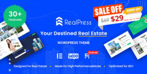 RealPress – Estate Sale and Rental WordPress Theme