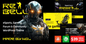 Rebell – eSports Gaming Forum WordPress Theme