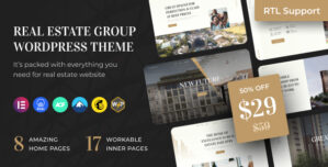 Reland – Real Estate Group WordPress Theme + RTL