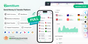Remitium – All-in-One Send Money Wallet App (Web + Mobile)