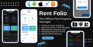 Rent Folio – Offline Property Management Landlord Toolkit Flutter App