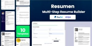 Resumen – SaaS Cover Resume Builder