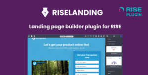 RiseLanding – LandingPage builder for RiseCRM