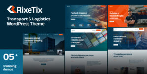 RixeTix – Transport Logistics WordPress Theme
