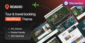 Roavio – Tour Travel Booking WordPress Theme