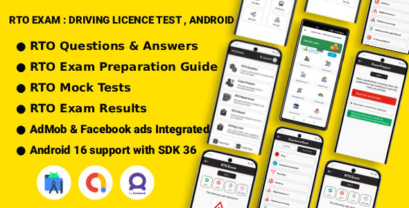 RTO Exam : Driving Licence Test, Android