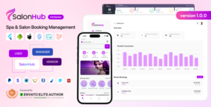 SalonHub – Spa Salon Booking Management Full Solution