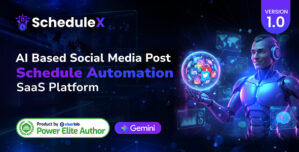 ScheduleX – AI Powered Social Media Post Schedule Automation | SaaS Platform