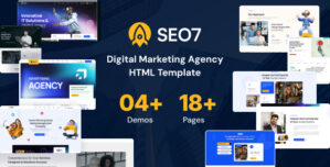 SEO7 – SEO Digital Marketing Agency HTML Template