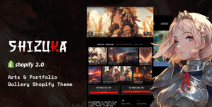 Shizuka | Animation Gaming Store Shopify Theme