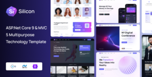 Silicon – ASP.Net Core 9 MVC 5 Business Technology Template