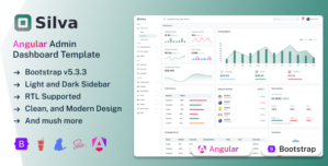 Silva – Angular Admin Dashboard Template