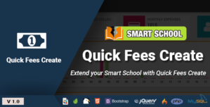 Smart School Quick Fees Create