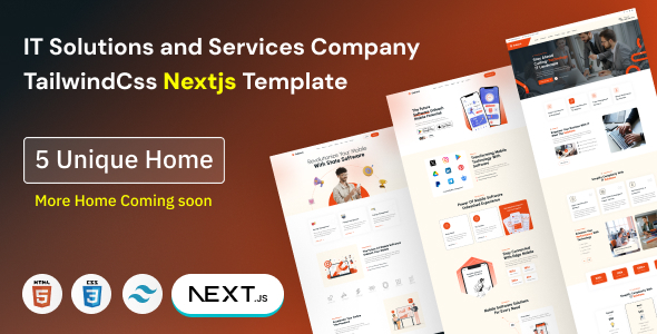 Sobtech – IT Solutions and Services Company Nextjs TailwindCss Template